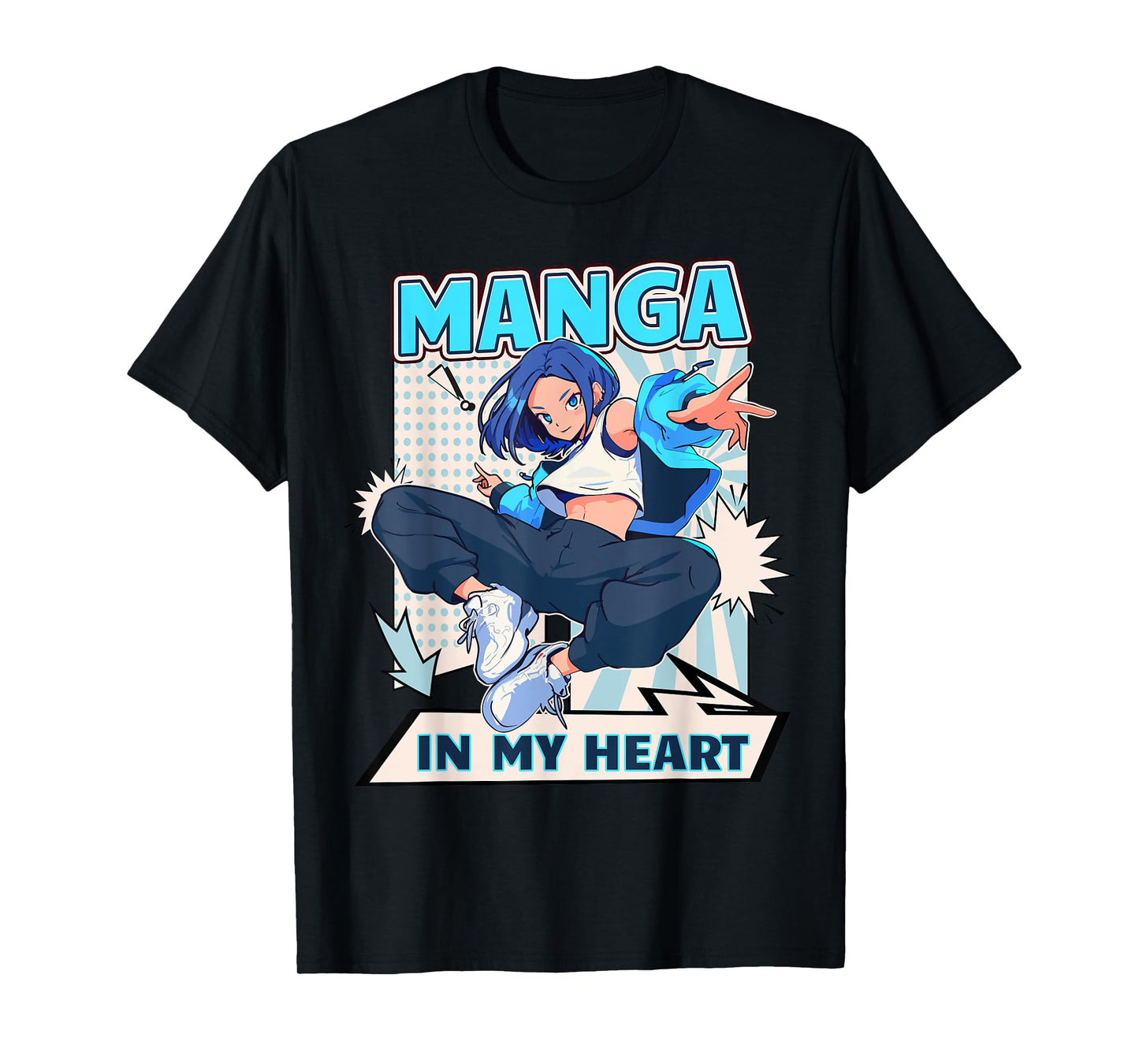 Manga in My Heart Anime Japanese Manga T-Shirt