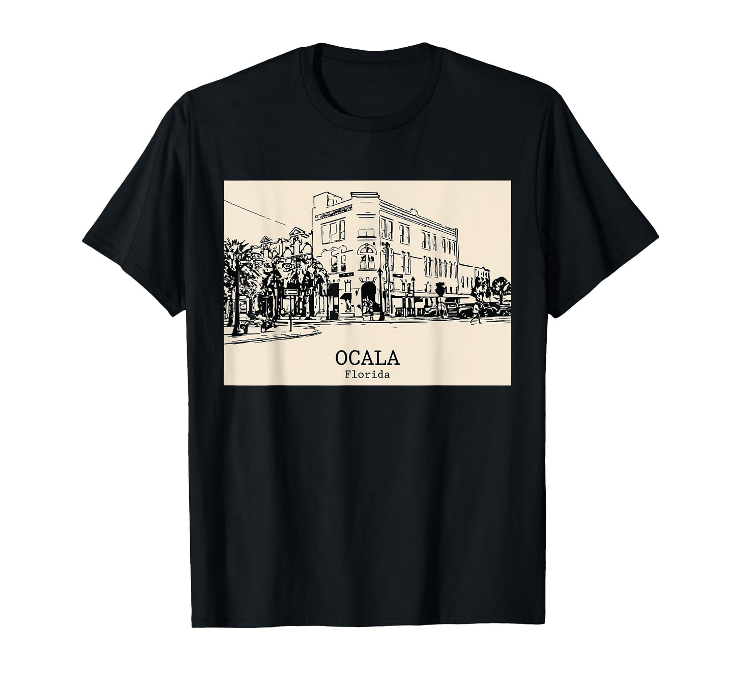 Ocala Florida Vintage Retro Travel Souvenir T-Shirt