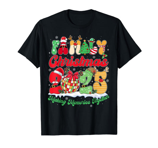 Family 2025 Christmas Team Santa Elf Squad Matching Group T-Shirt