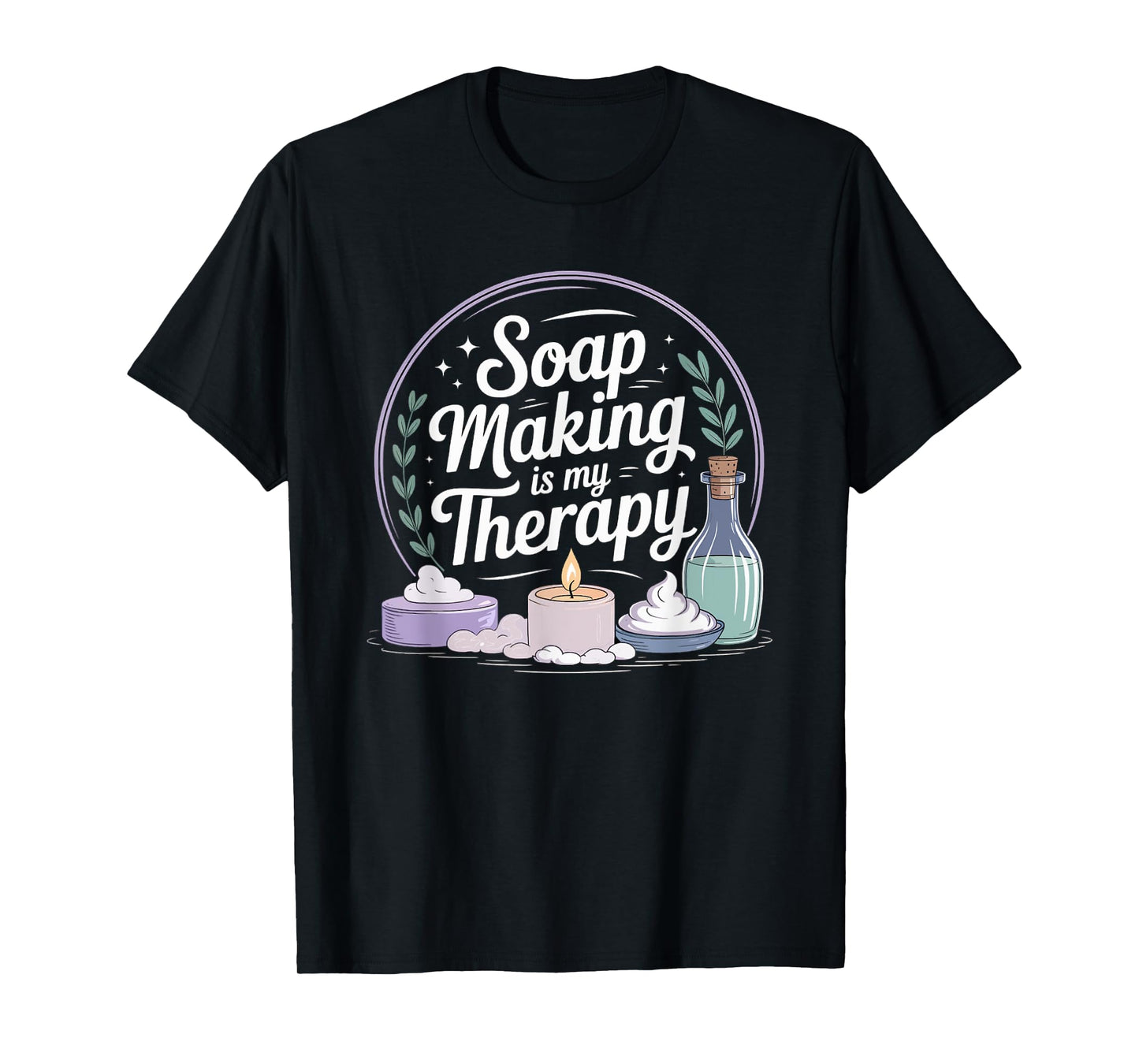 Homemade Soap Enthusiast Therapy Soap Making Passion T-Shirt