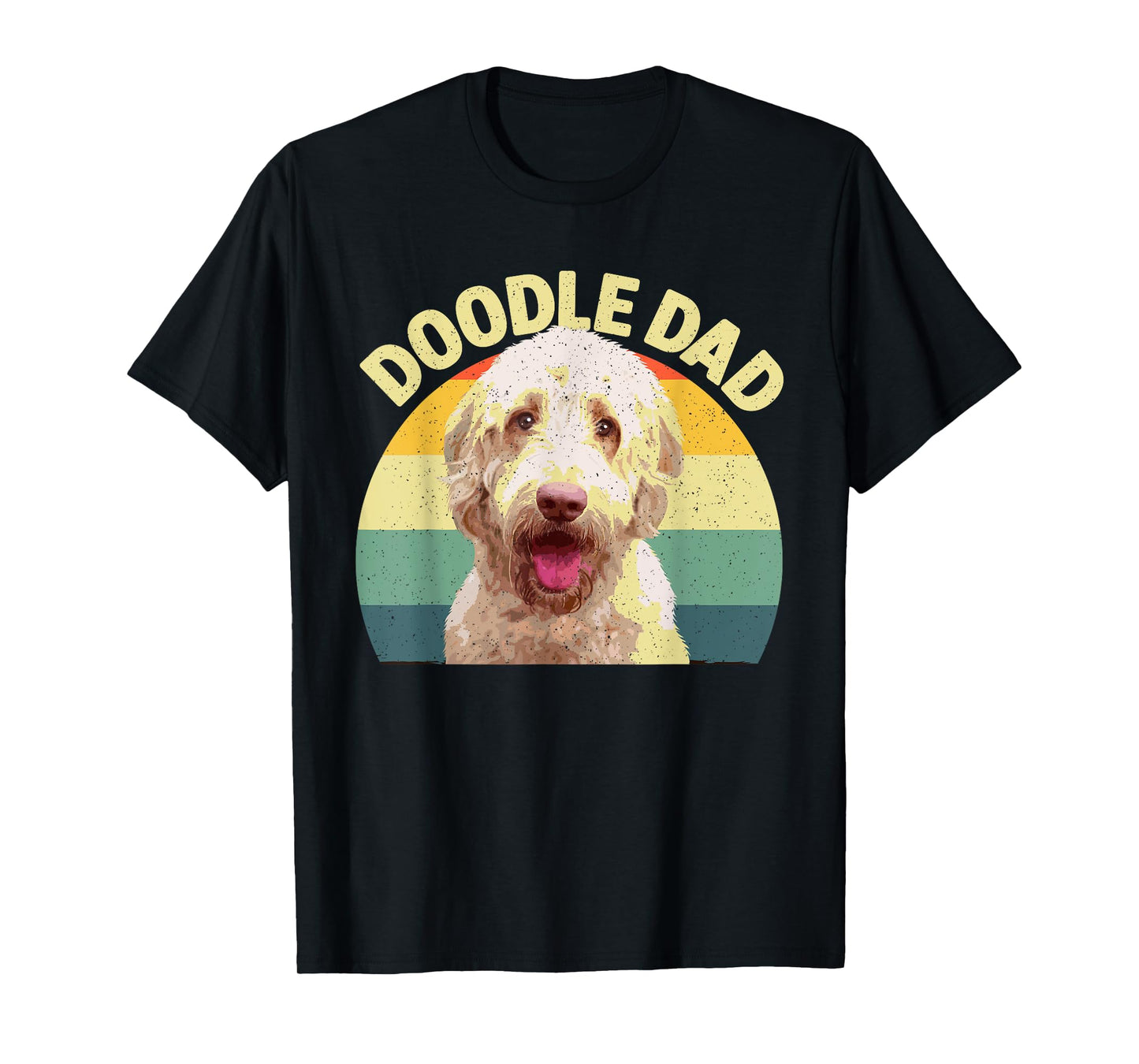 Funny Doodle Dad Art For Men Papa Daddy Goldendoodle Lover T-Shirt