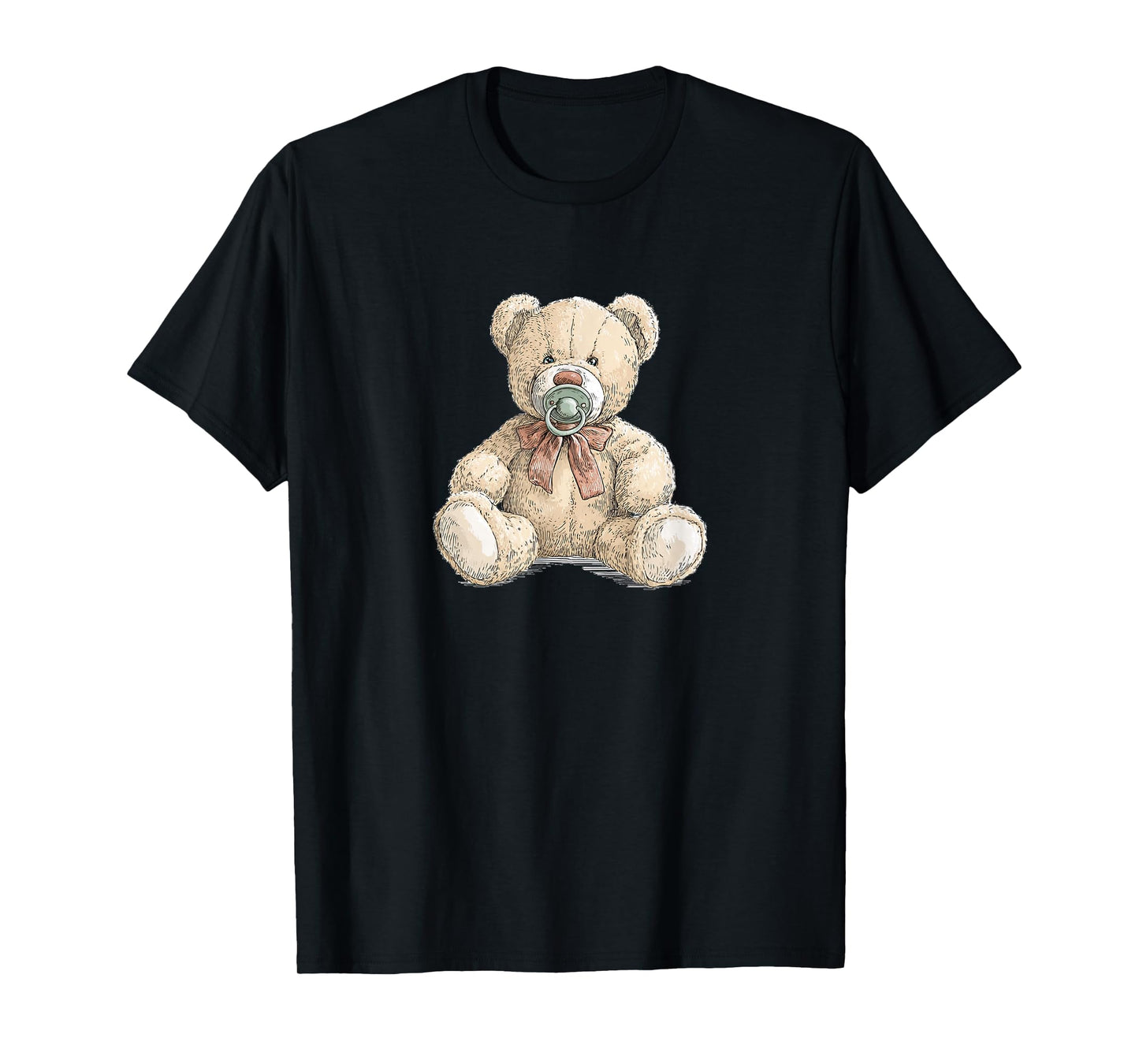 Baby Pacifier in Teddy Bear Style for Boys and Girls T-Shirt