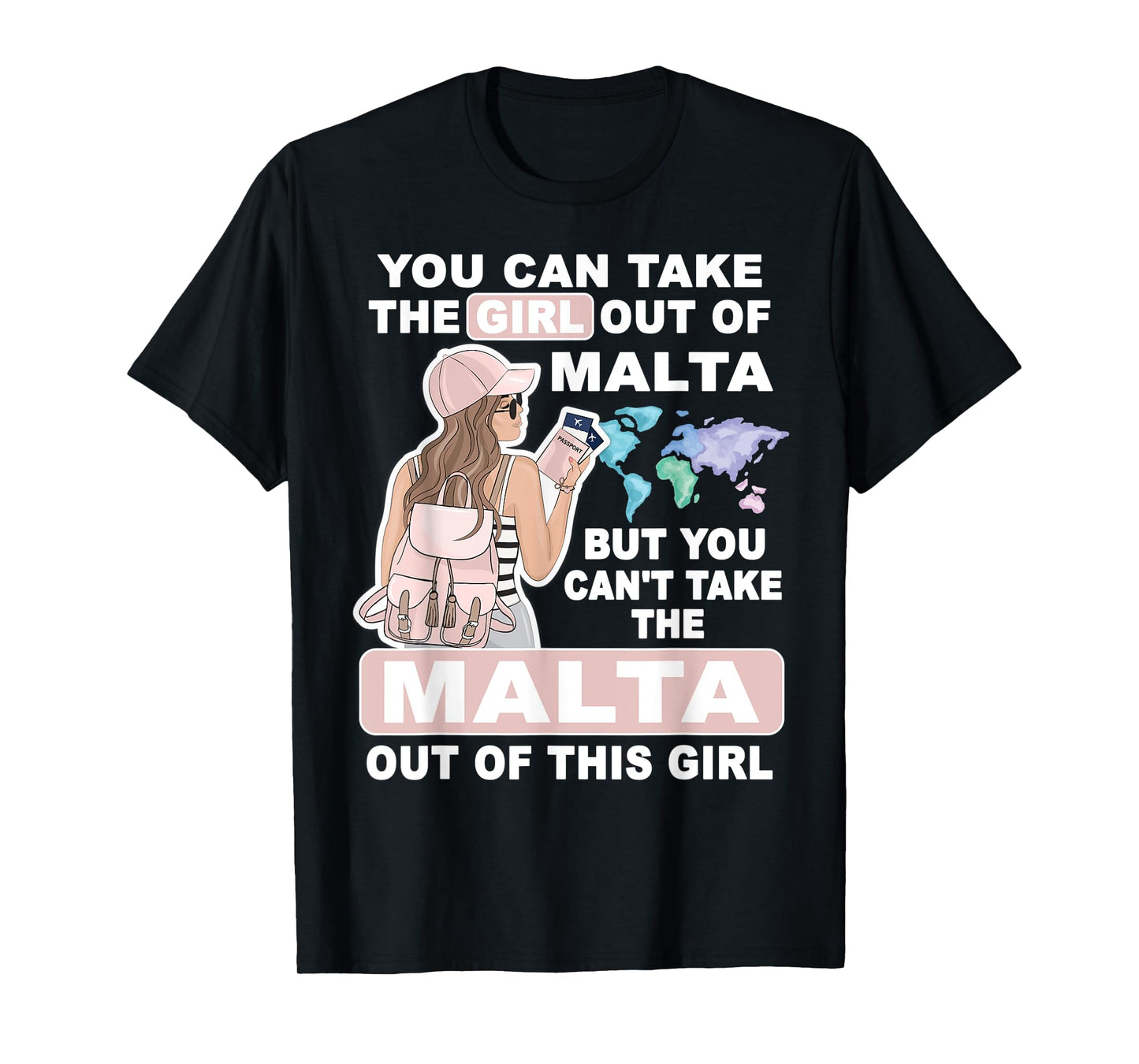 Cool Girl from Malta - Proud Malta Girl T-Shirt