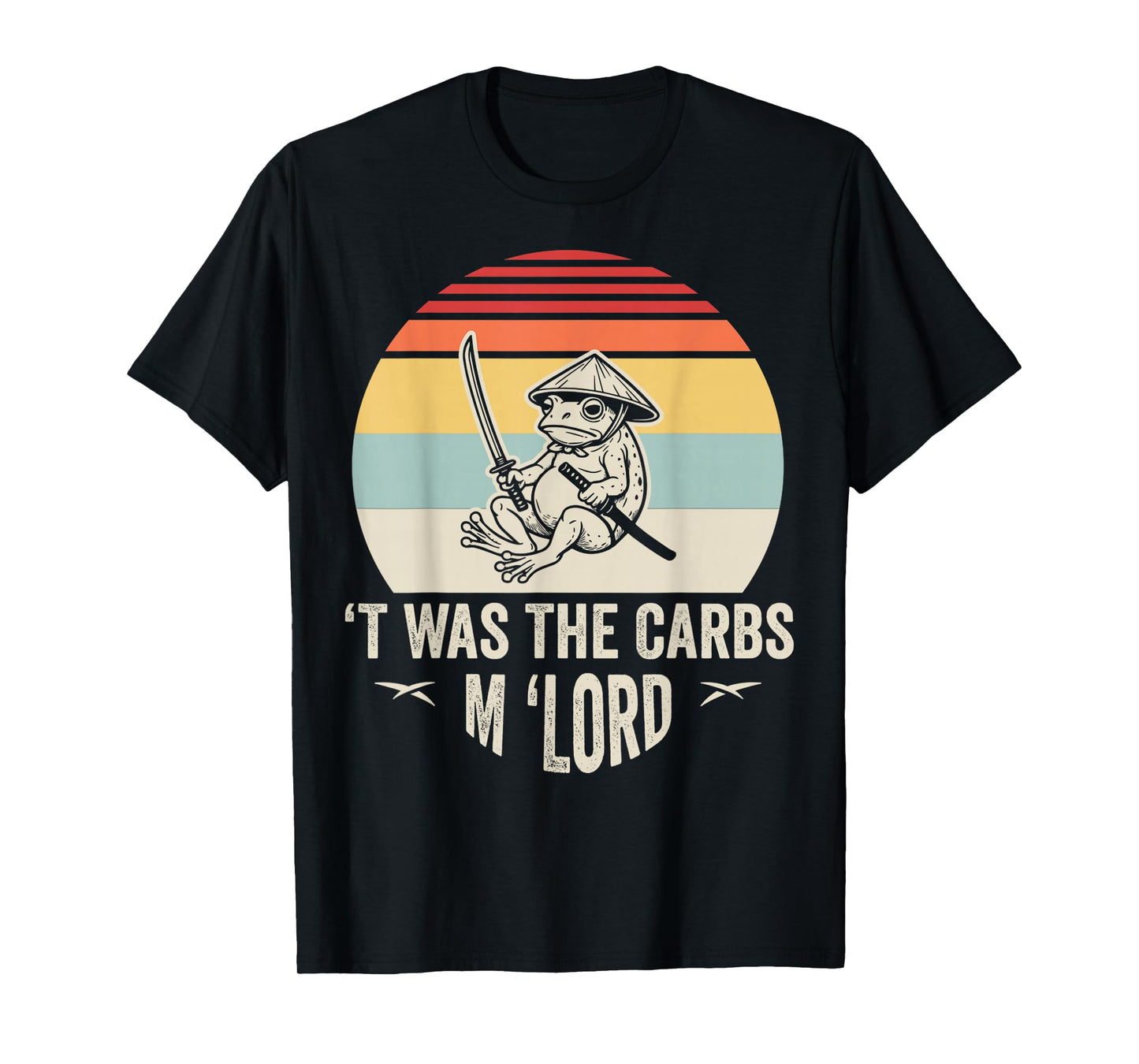 T was The Carbs M Lord Samurai Frog T-Shirt