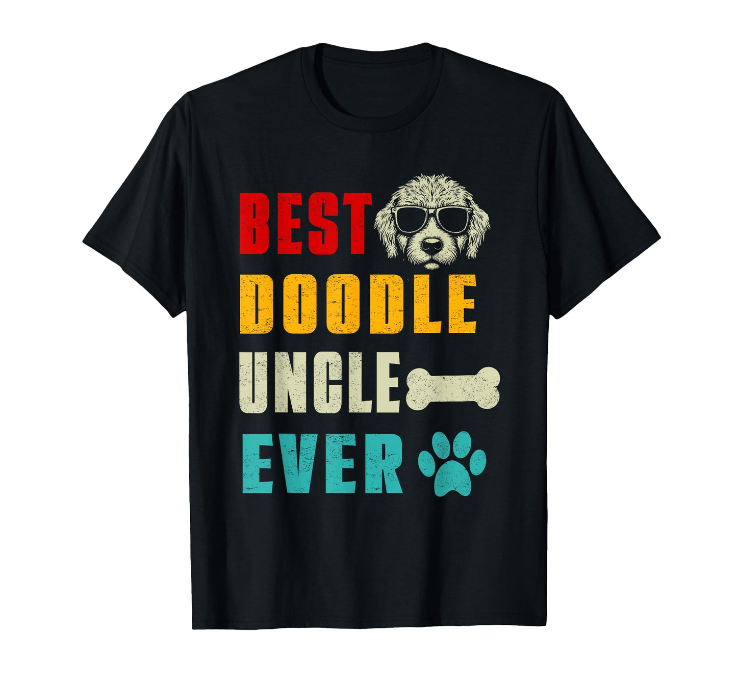 Funny Goldendoodle Dad Best Doodle Uncle Ever T-Shirt