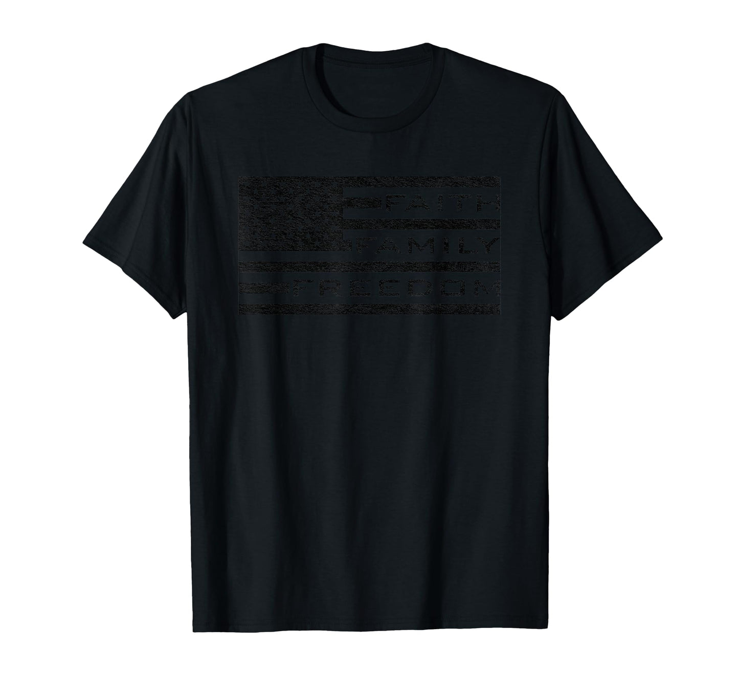 FAITH FAMILY FREEDOM USA AMERICAN FLAG T-Shirt