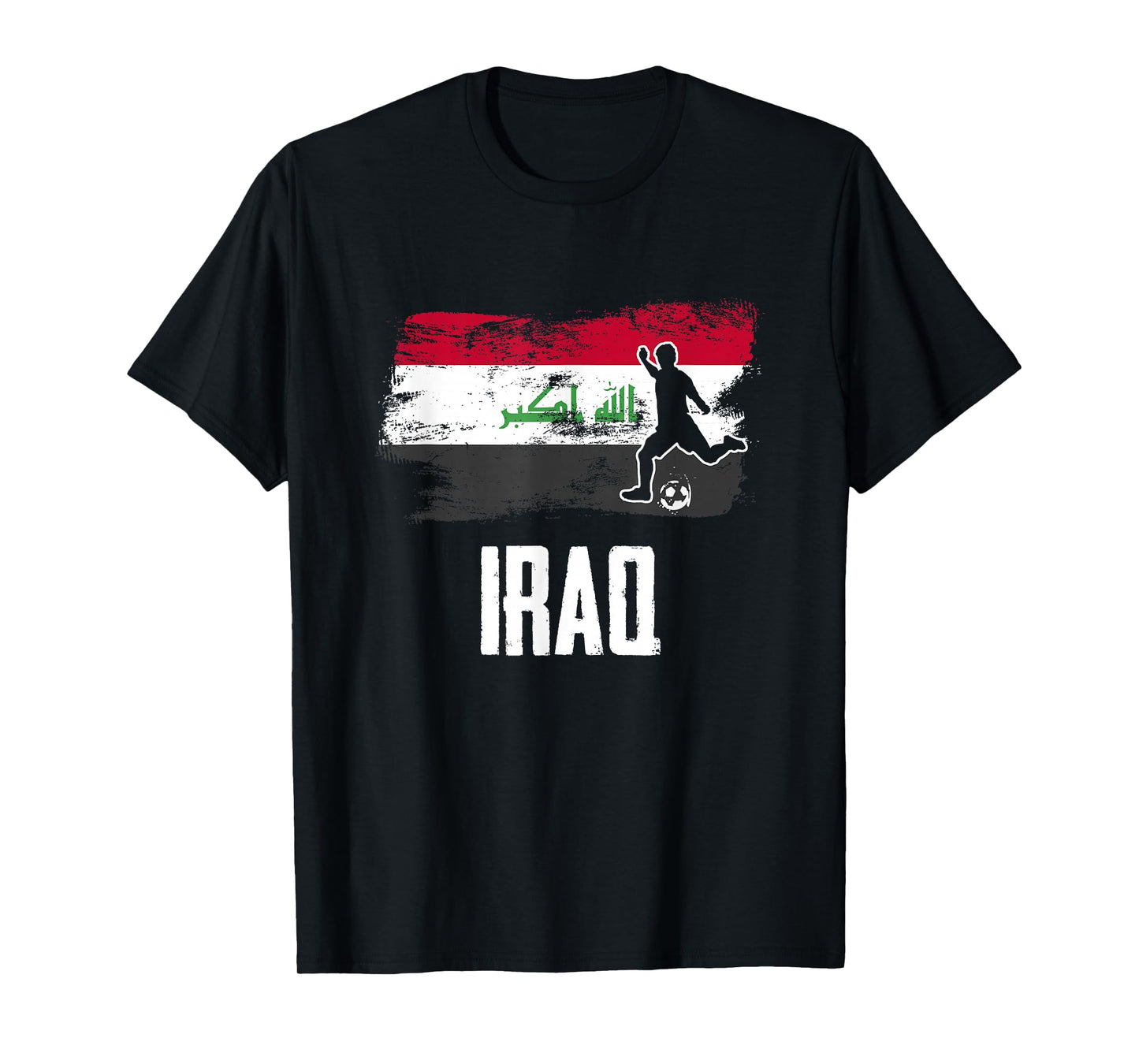 Iraq Flag Jersey Iraqi Soccer Team Iraqi T-Shirt