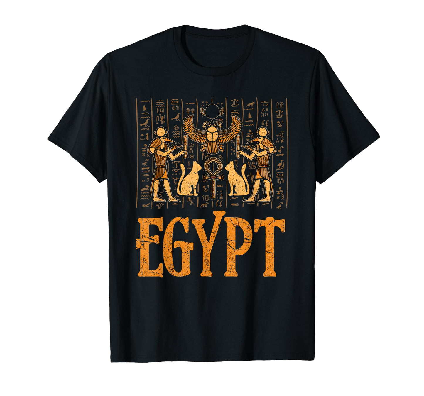 Egypt Pharaoh Pyramid Cairo Nile Ancient Egyptian History T-Shirt