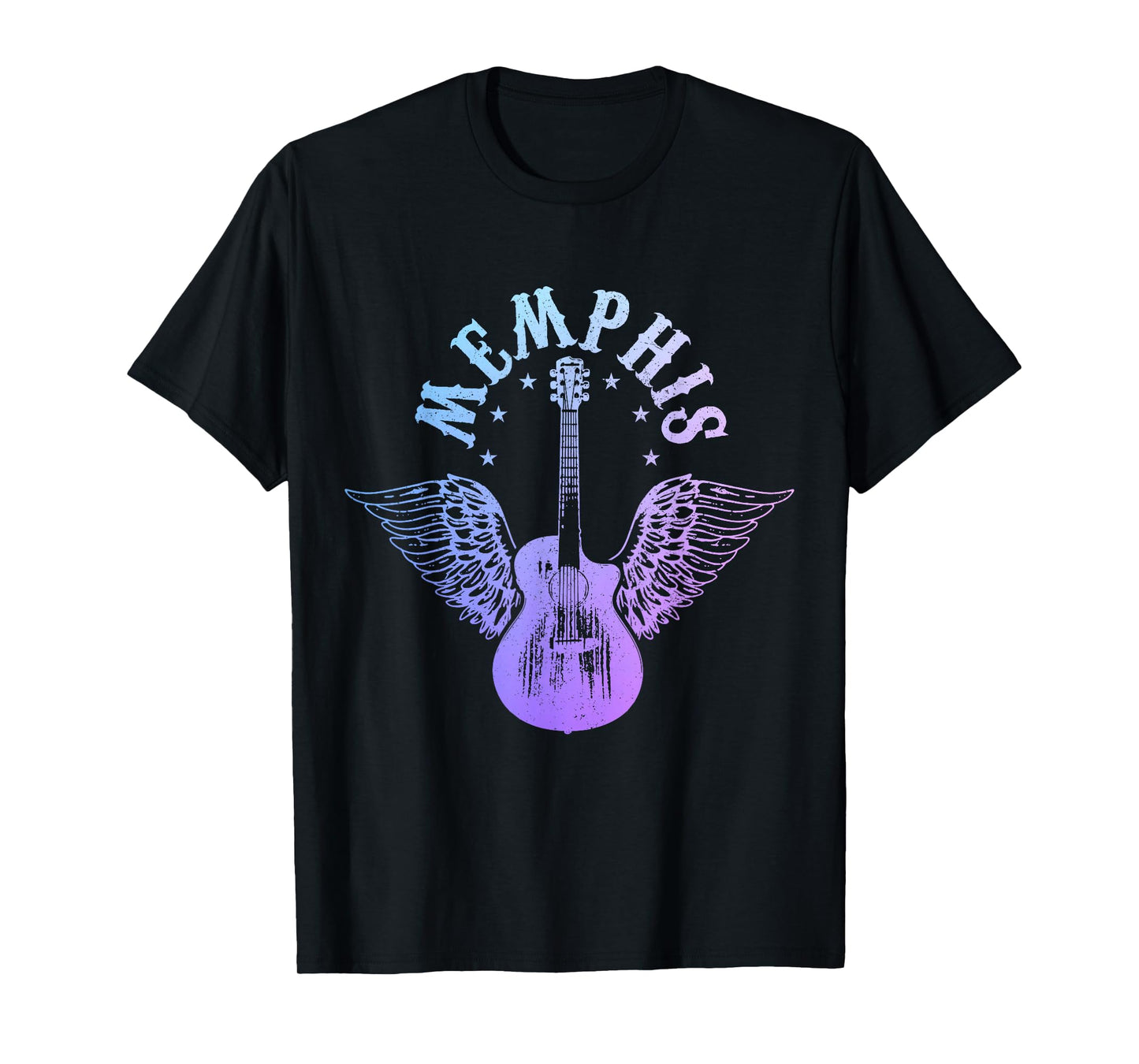 Memphis Tennessee Blues Country Music Guitar Vintage T-Shirt
