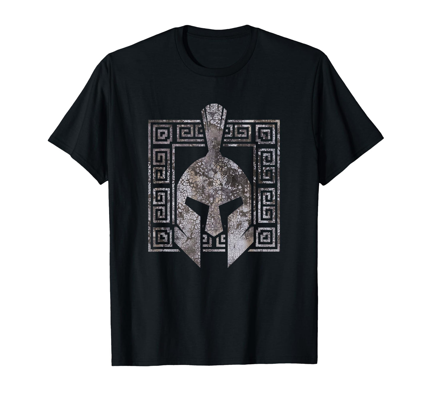 Spartan Warrior Helmet Ancient Greek Vintage T-Shirt