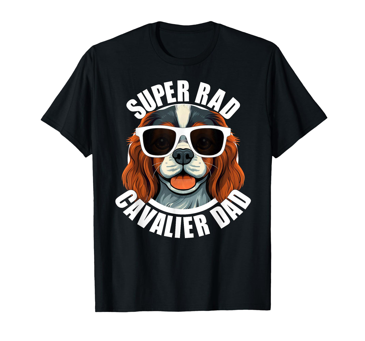 Cavalier King Charles Spaniel Dad Funny Father’s Day T-Shirt