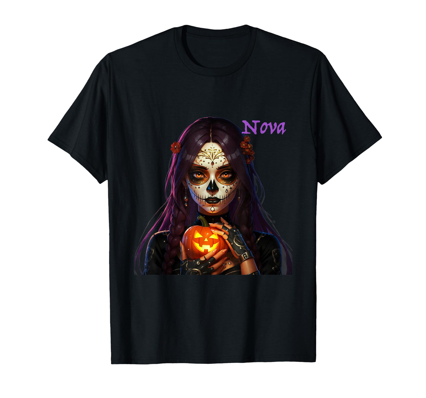 Dia de Los Muertos Nova Edition, Anime Art Design T-Shirt