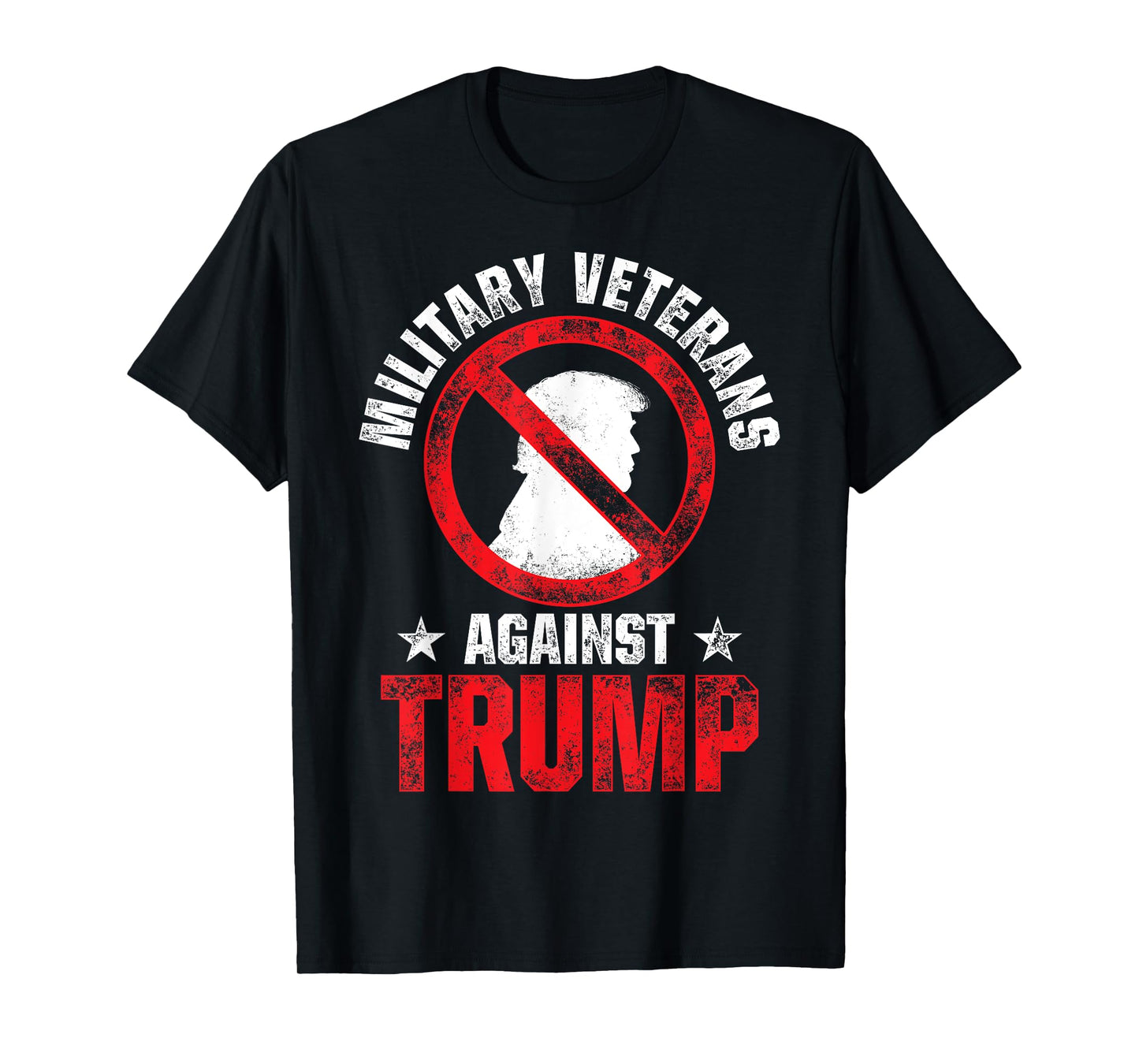 Military Veterans Against Trump 2020 No USA Election T-Shirt