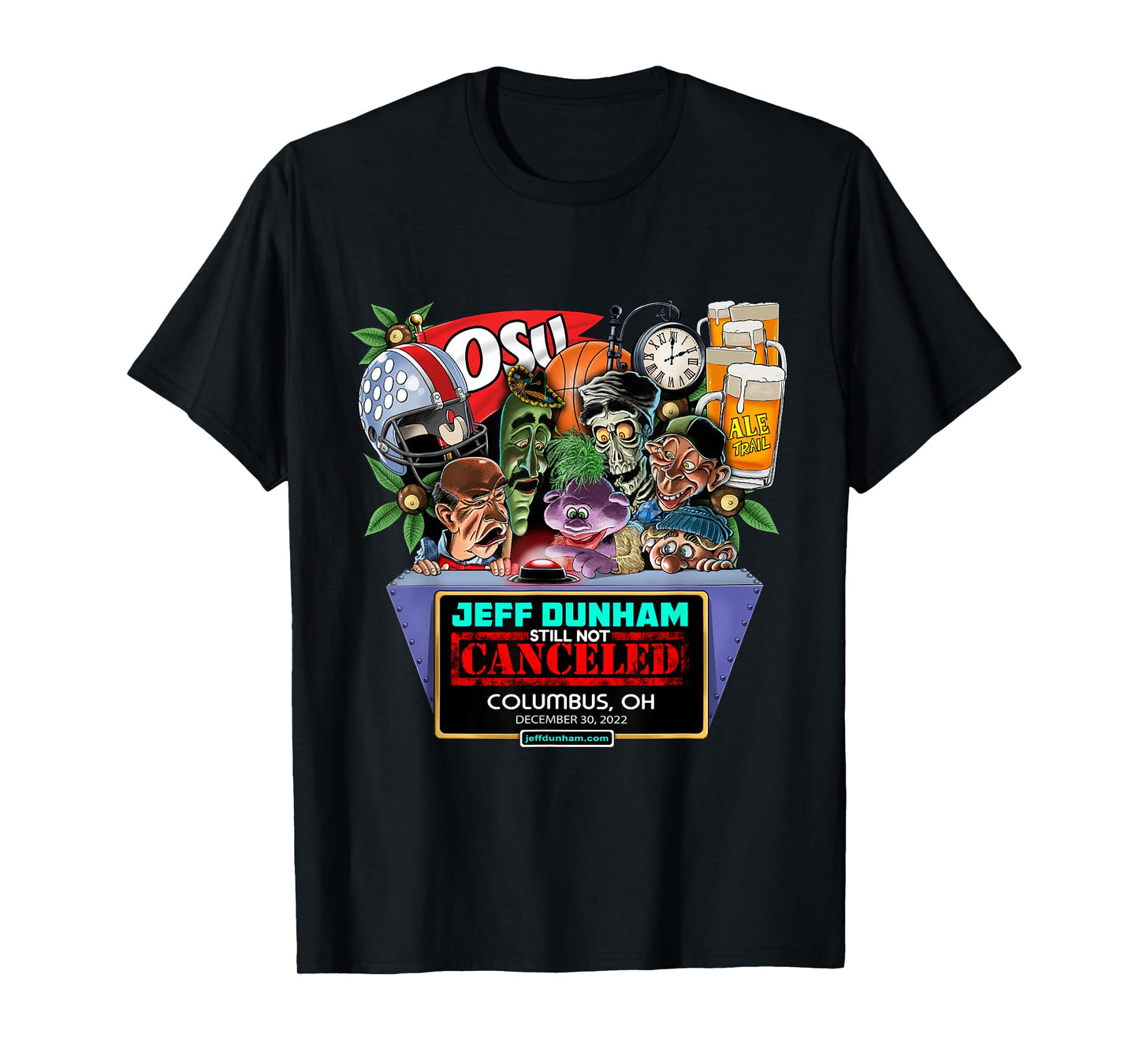 Jeff Dunham Columbus, OH (2022) T-Shirt