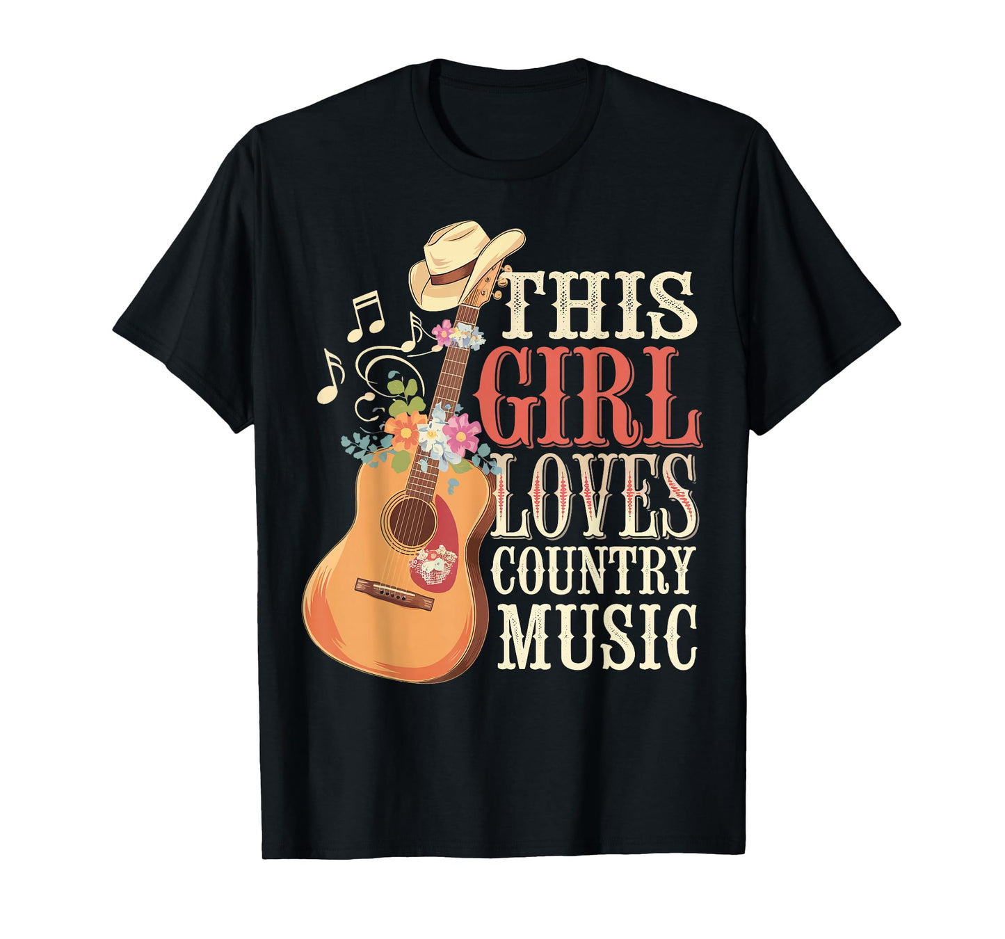 This Girl Loves Country Music T-Shirt