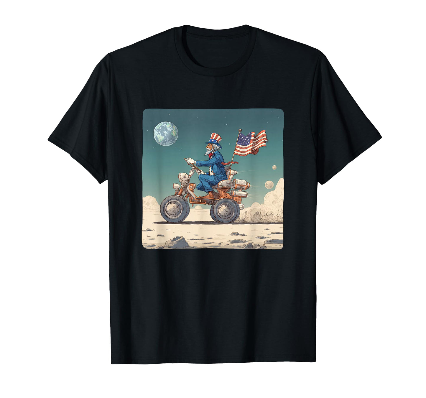 Fun Moon Drive with Vehicle Costume for Boys and Girls T-Shirt