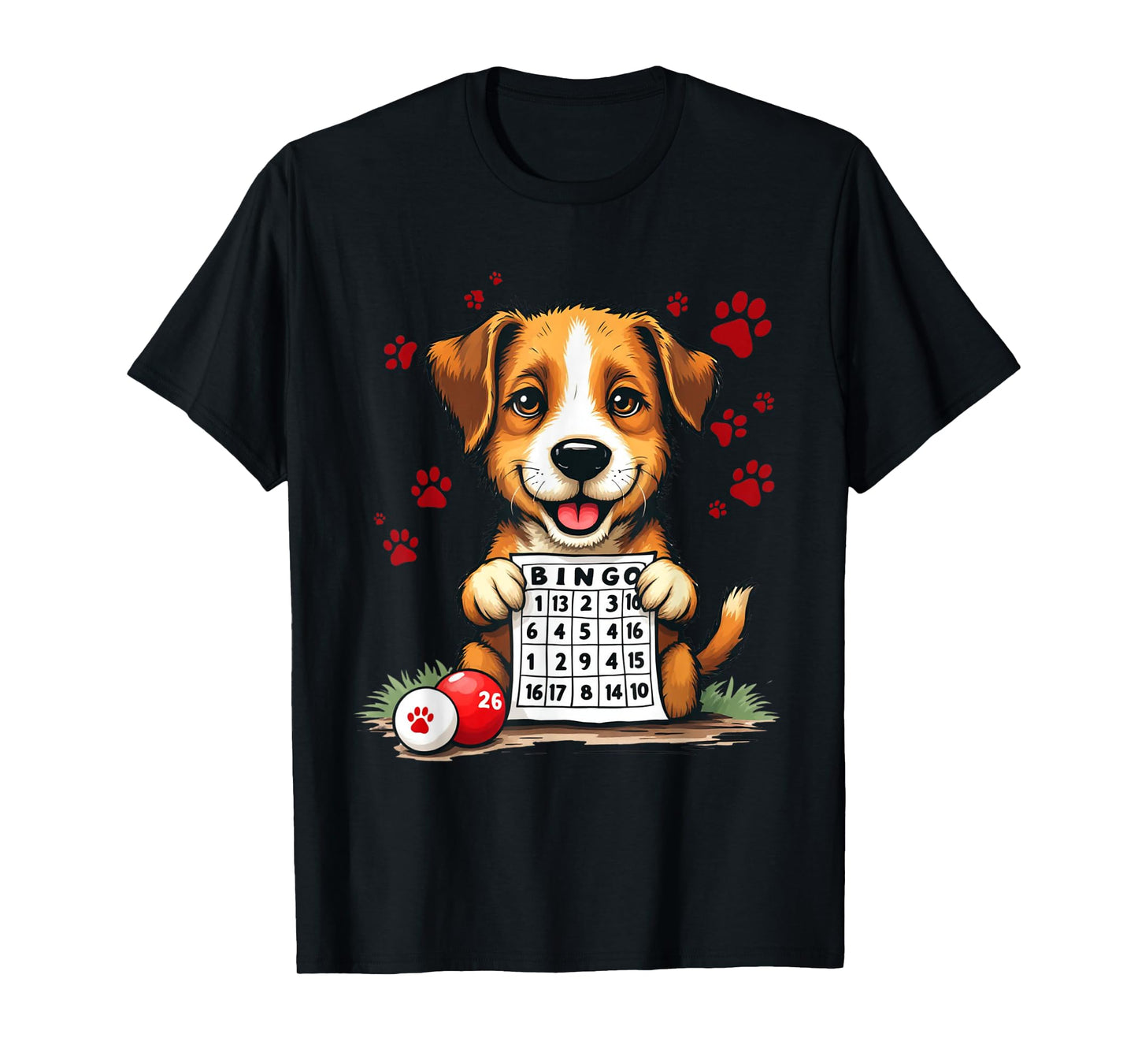 Bingo and Dog Funny Bingo I love Bingo and my Dog Gift Men Women T-Shirt