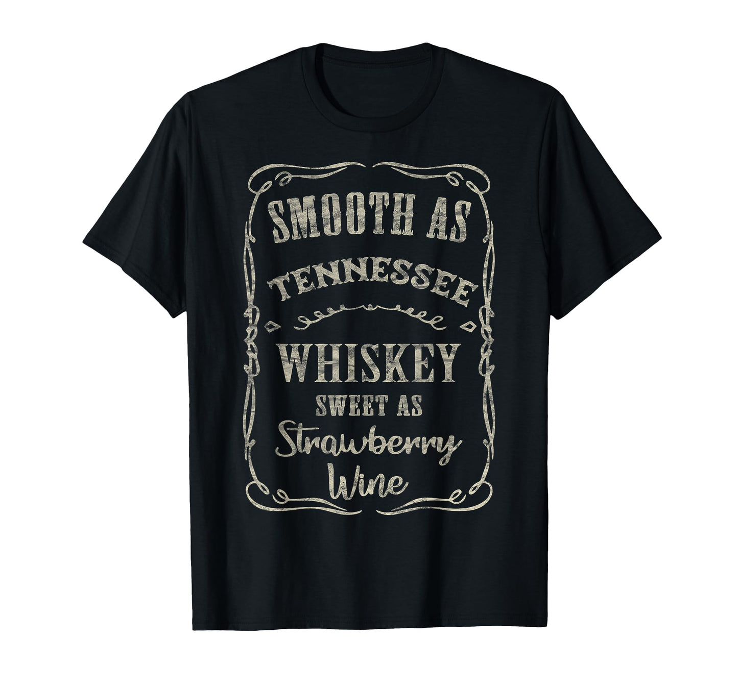 Smooth as Tennessee Whiskey Funny Humour Tee Vacation T-Shirt