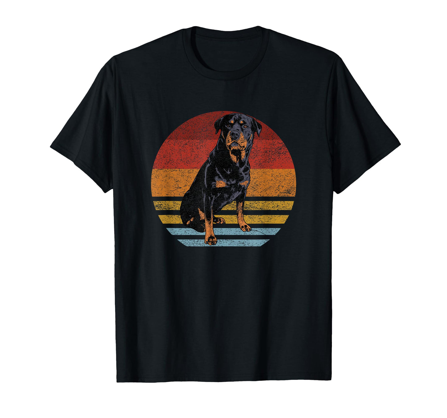 Rottweiler Dog-s Retro Style - Rottie Cool Cute Pet Doglover T-Shirt