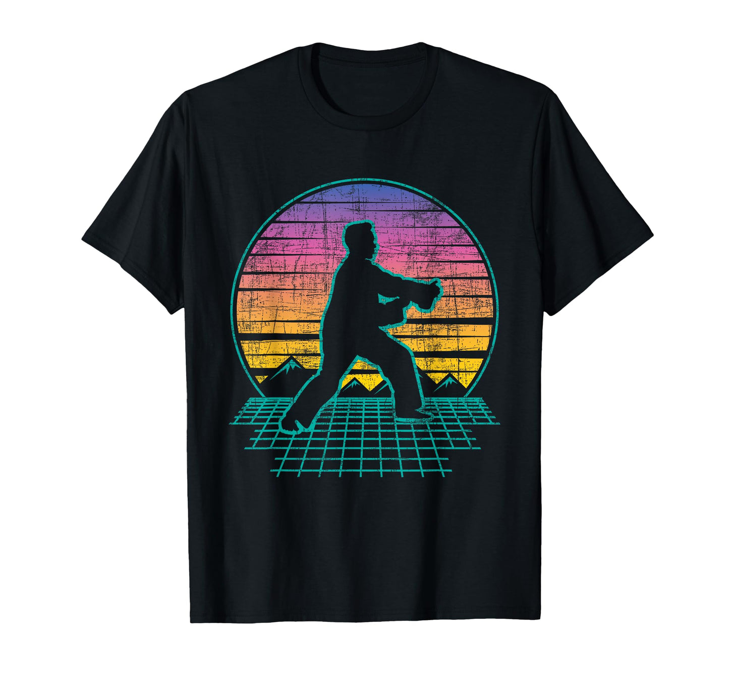 Retro Vintage Martial Arts - Tai Chi Instructor Yin Yang T-Shirt