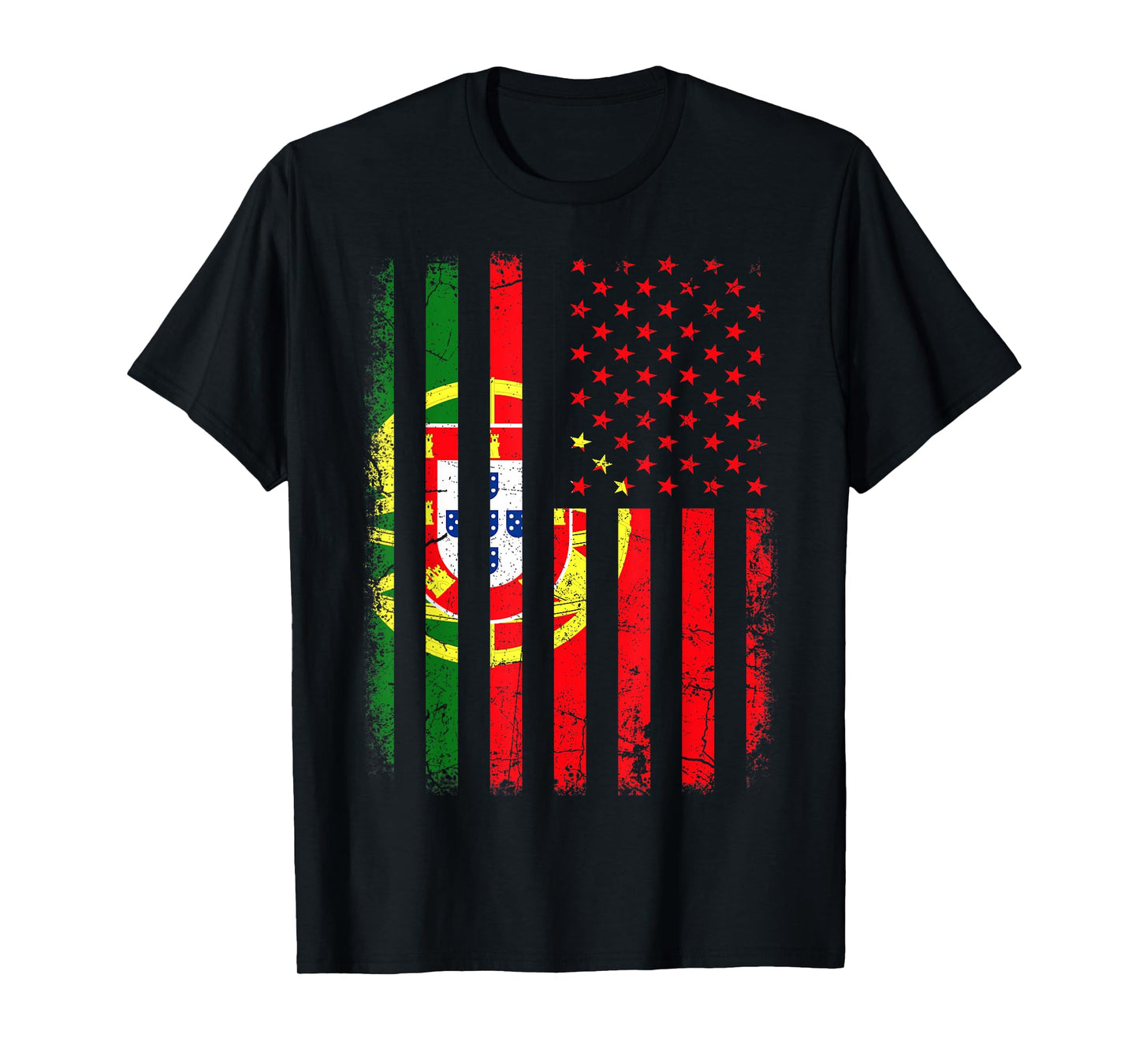 Portuguese American Flag Portugal America Pride Heritage T-Shirt