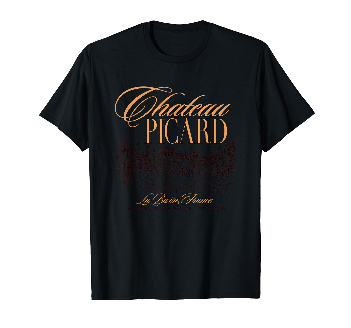 Star Trek: Picard Chateau Picard Vintage French Country Logo T-Shirt
