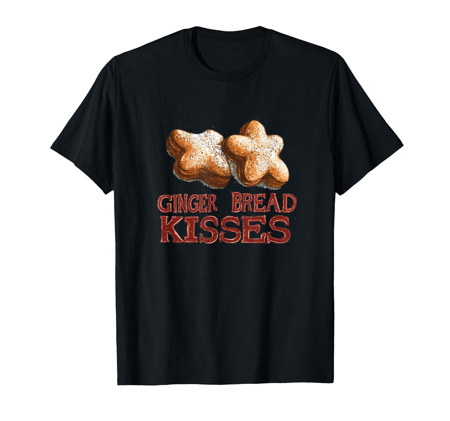 Funny Gingerbread Kisses Costume for Festive Days T-Shirt