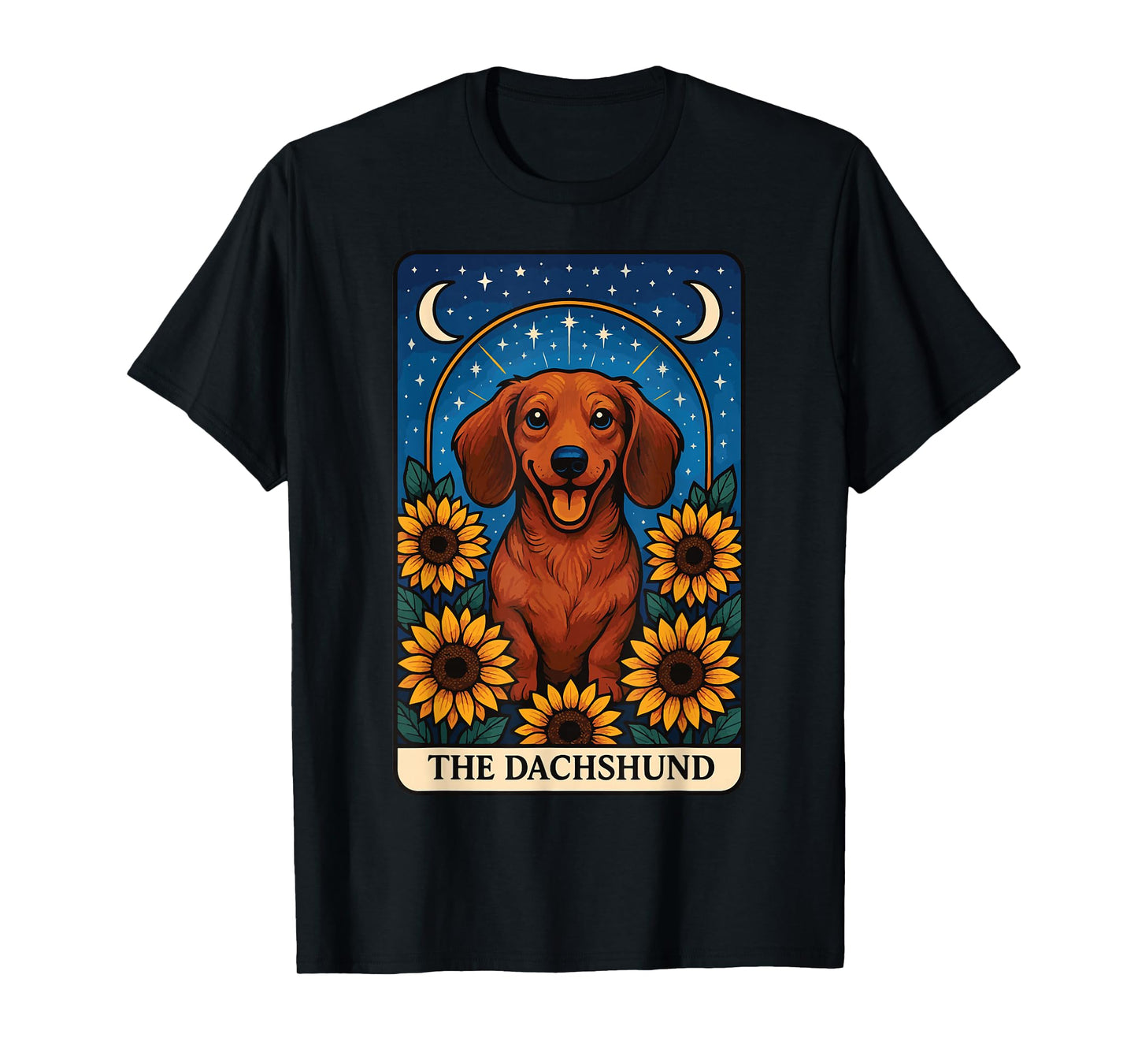 The Dachshund Tarot Card T-Shirt