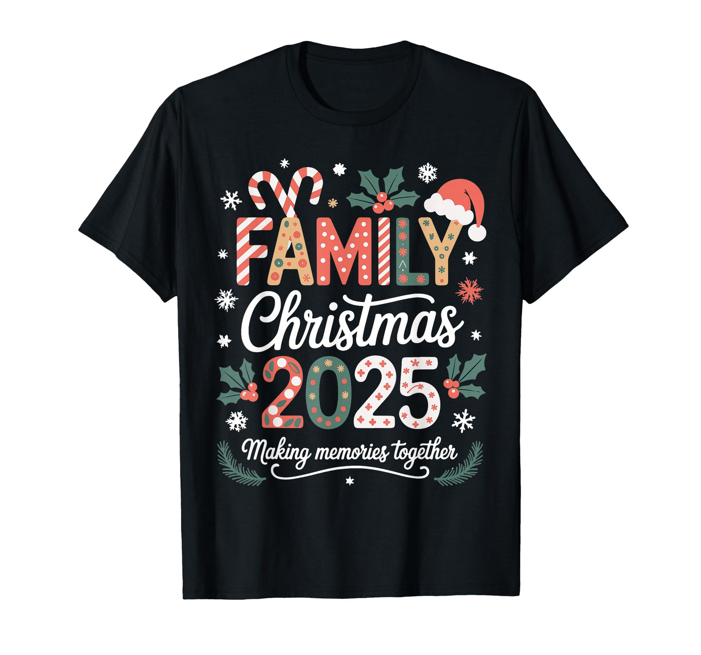 Family Christmas 2025 Matching Xmas Outfit T-Shirt