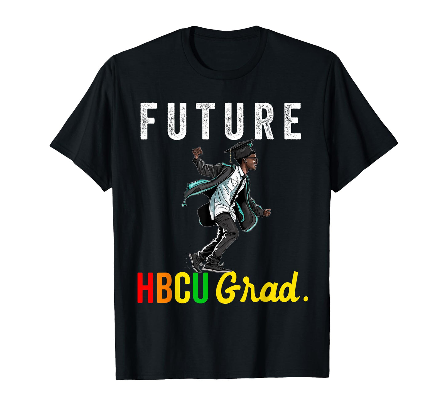 Future HBCU Grad History Black College Youth Kids Boy T-Shirt