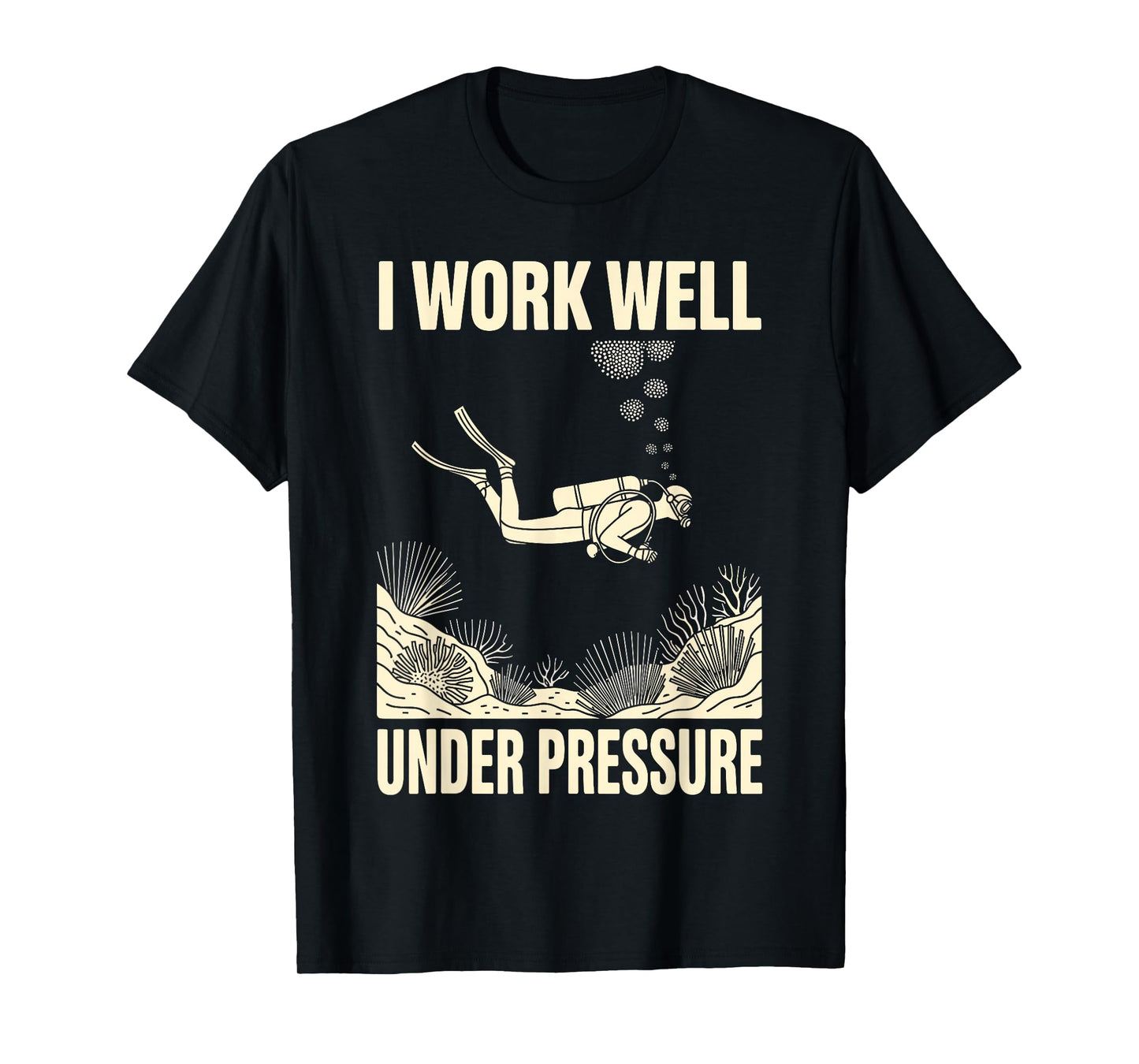 Funny Scuba Diving Art for Men Women Snorkeling Scuba Diver T-Shirt