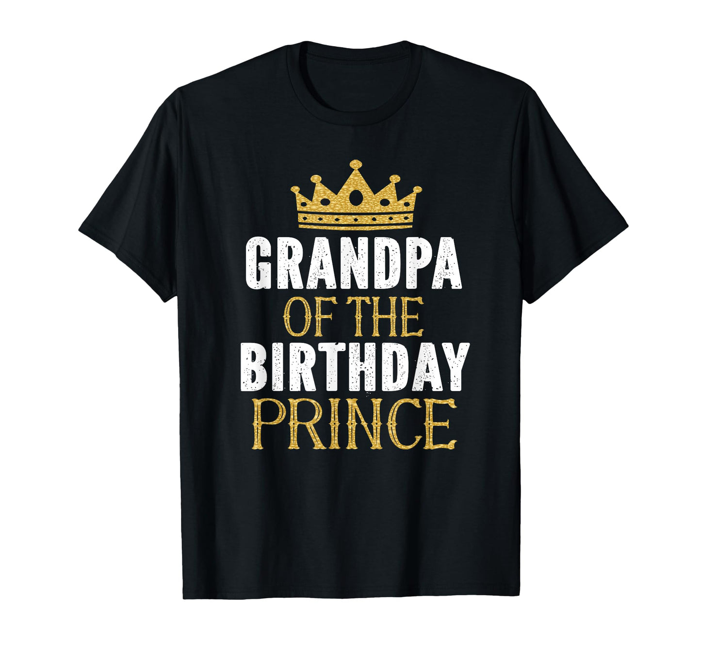 Grandpa Of The Birthday Prince Boys Bday Party Gift For Him T-Shirt
