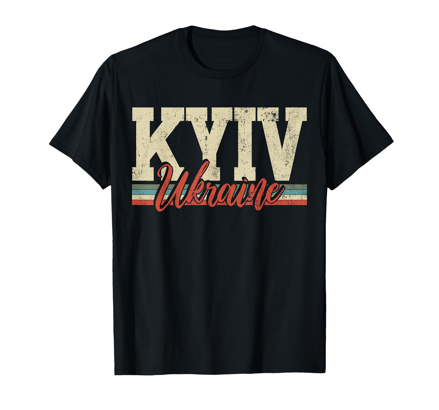 Kyiv Ukraine Travel Souvenir Retro Vintage Gift T-Shirt