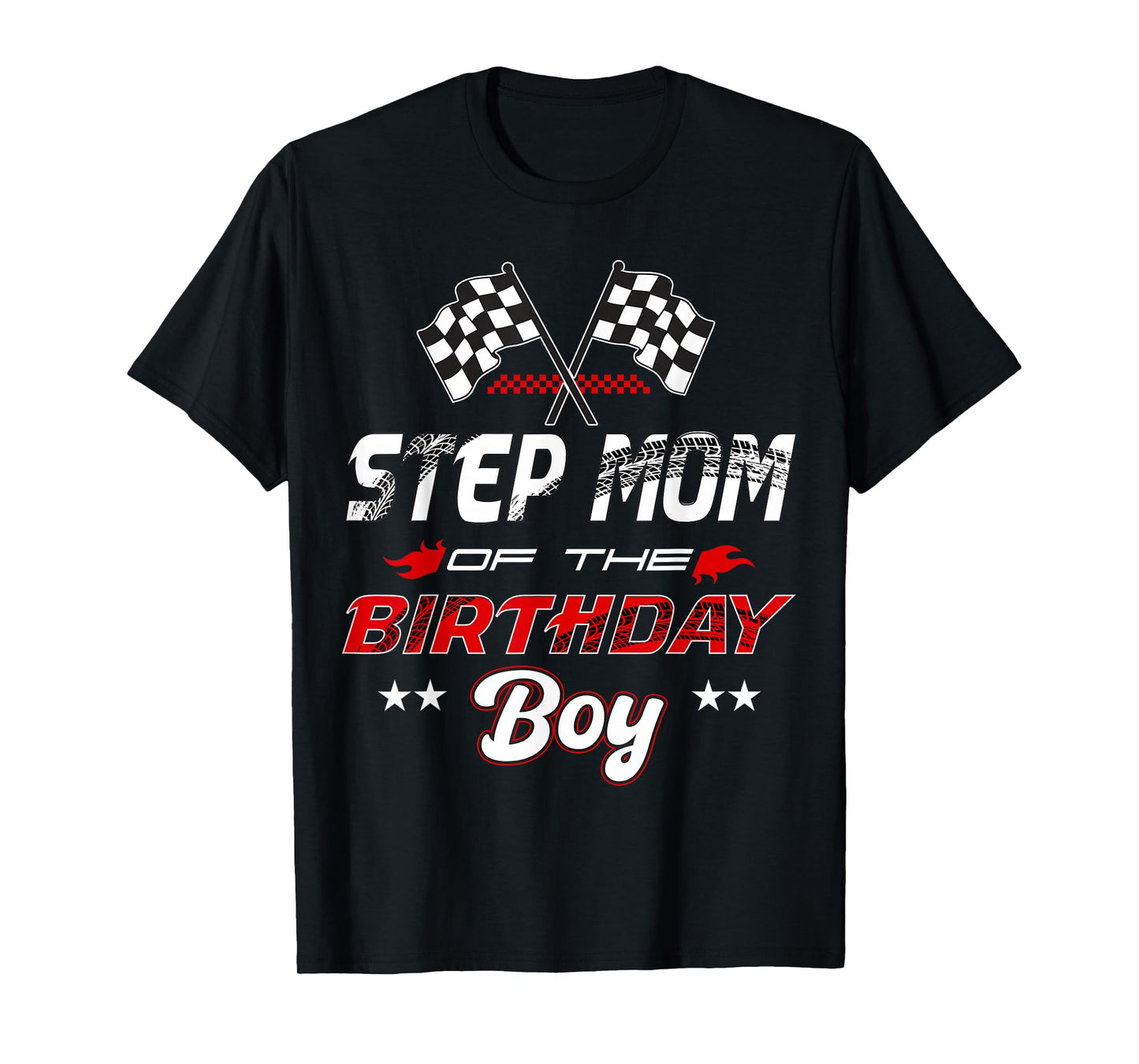 Goal Scoring Birthday Boy Celebration Look for Step Mom T-Shirt