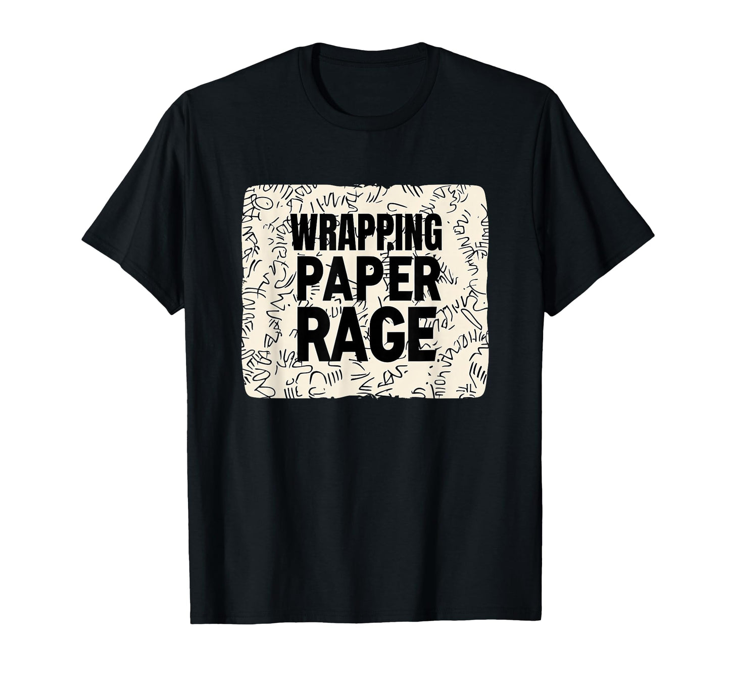 Funny Christmas Wrapping Paper Rage Speech T-Shirt