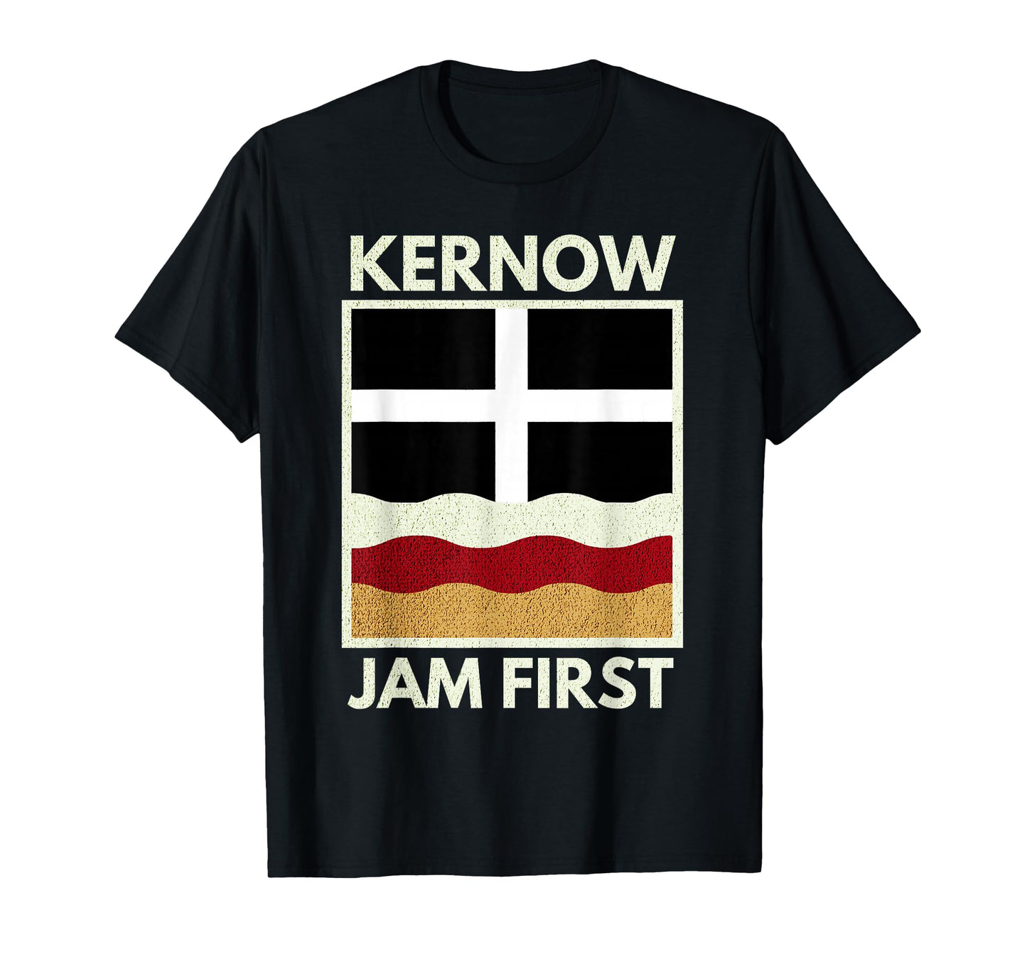 Kernow Jam First Cornish Scone Cream Tea Of Cornwall T-Shirt