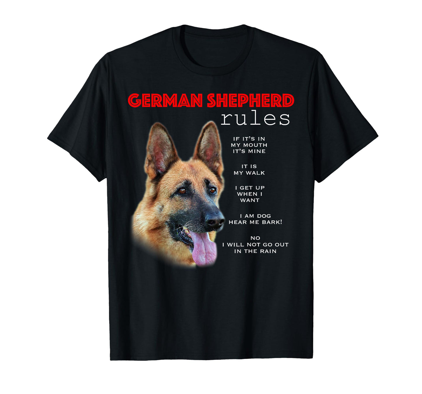 Funny rules for the owner of a German Shepherd T-Shirt