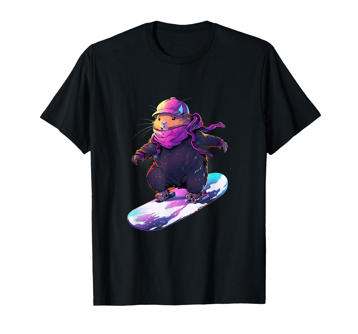 Capybara Snowboard Rider Snowboarder Snowboarder Snowboarder Snowbo T-Shirt