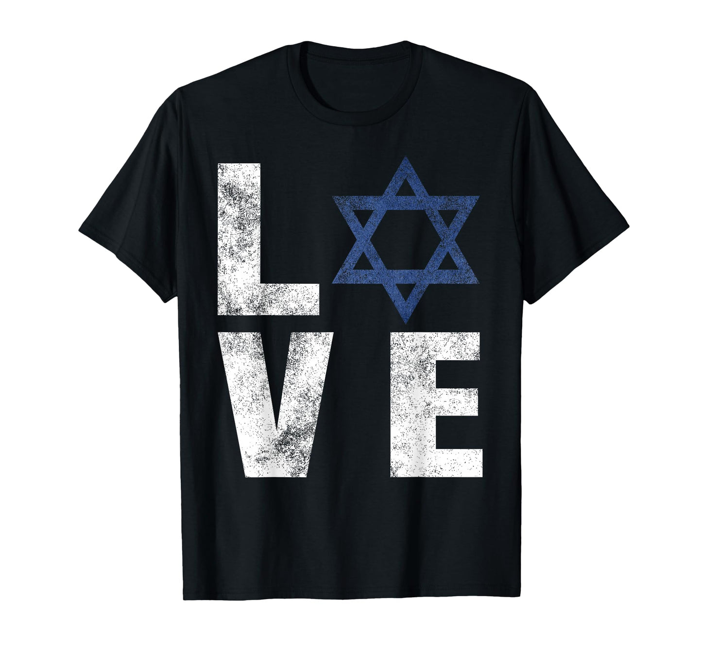 Retro I Love Israel Shirt Jewish Gifts Star of David Israeli T-Shirt