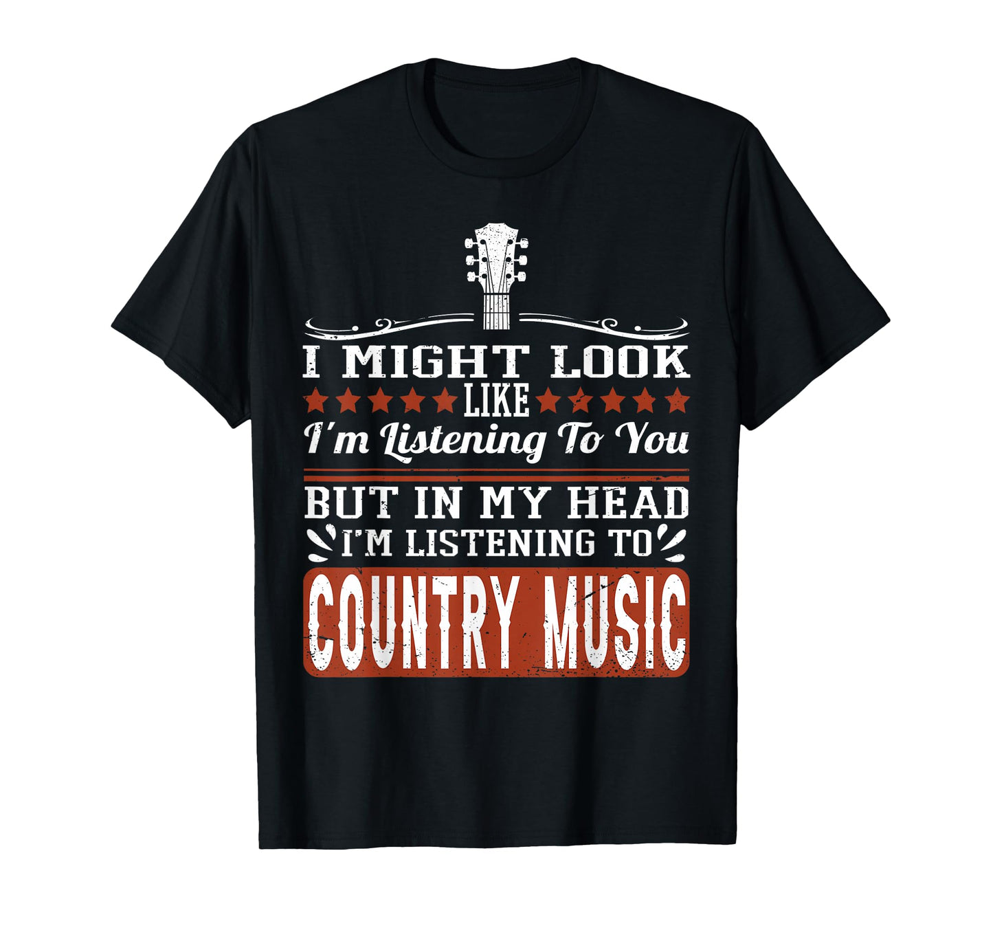 Funny Country Music Lover Western Country Music T-Shirt Small