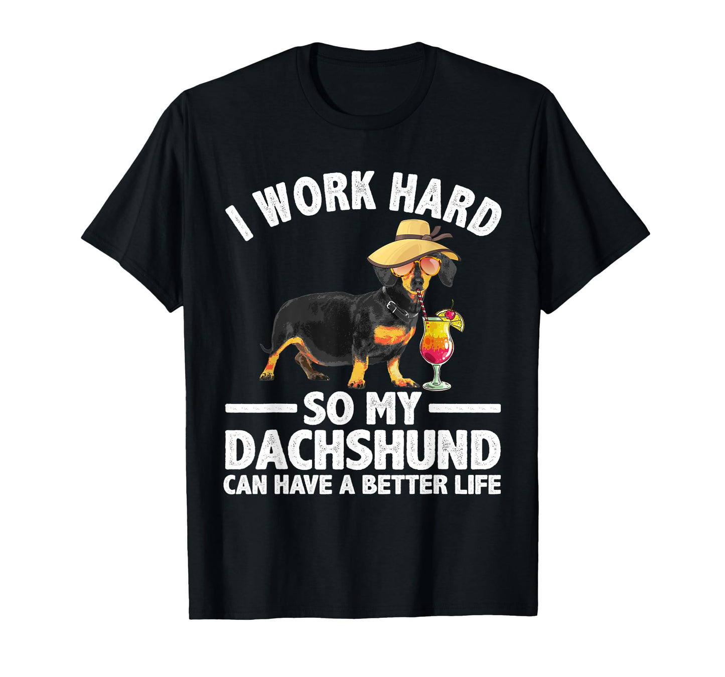 Cool Dachshund Art For Men Women Wiener Dog Dachshund Lovers T-Shirt