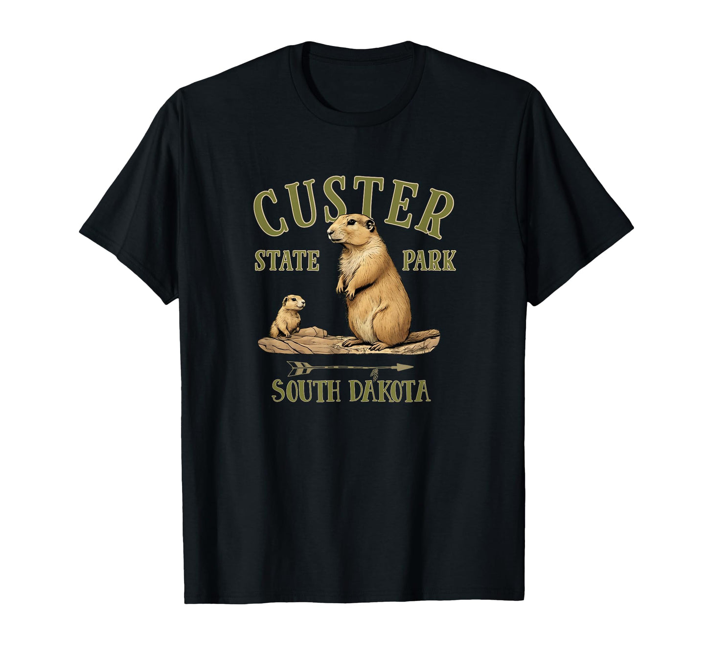 Custer State Park South Dakota Prairie Dogs T-Shirt