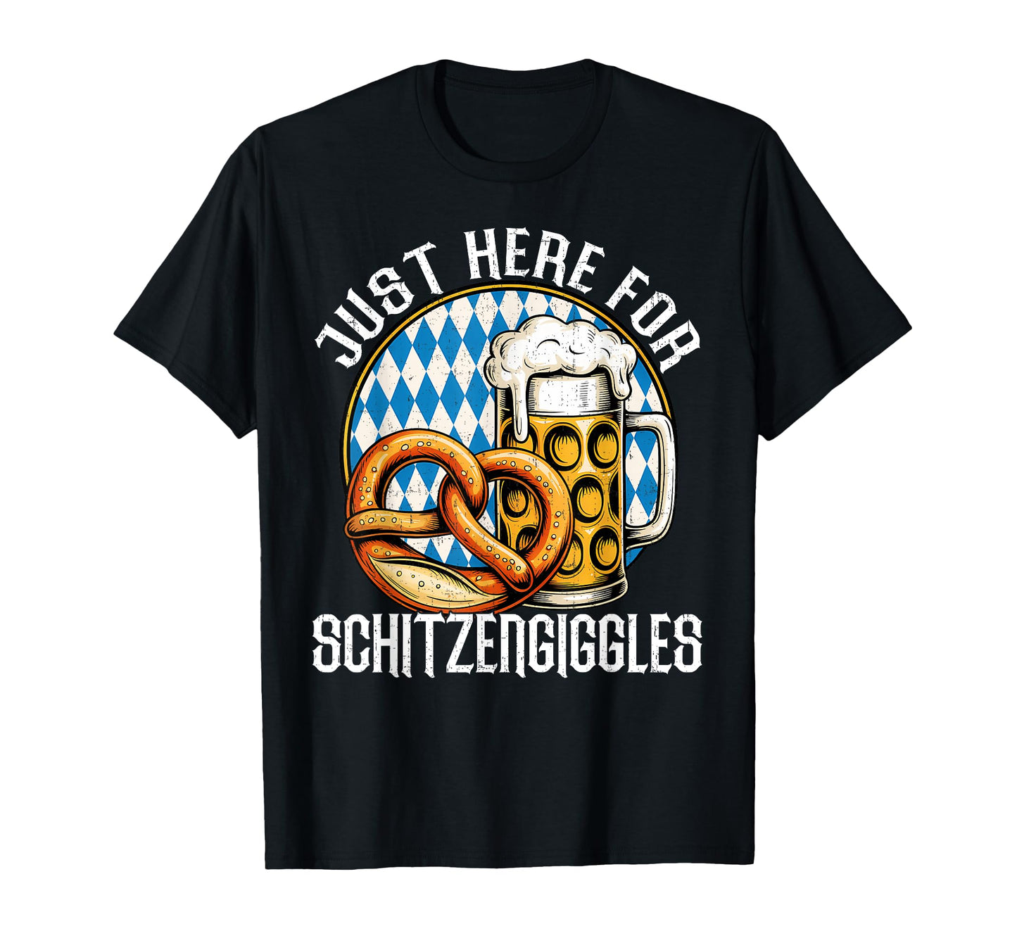 Happy Oktoberfest Beer Pretzel Pumpkin Festive Men Women T-Shirt