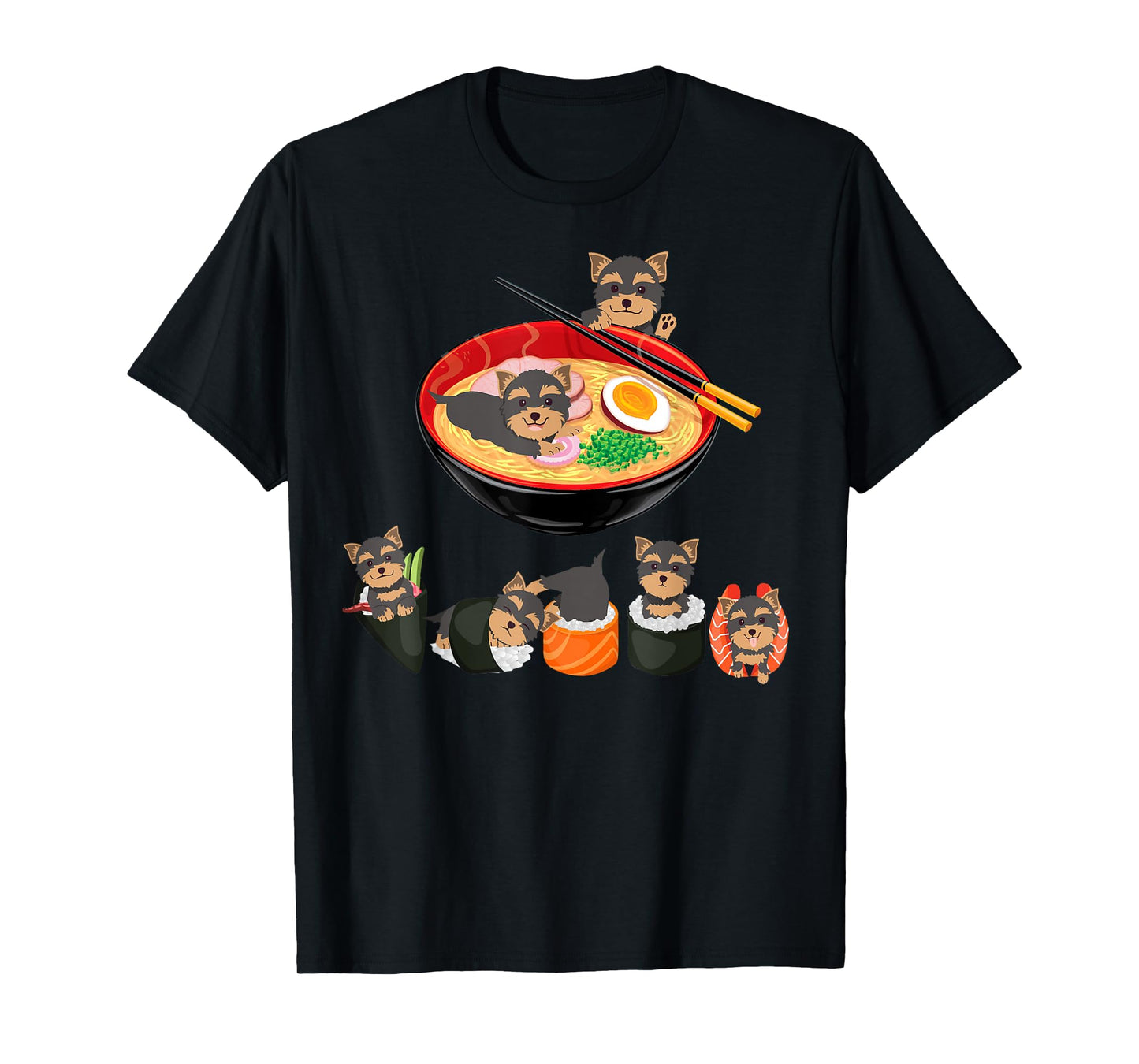 Ramen Yorkie Noodle Cute Yorkie Lover Gifts For Women Men T-Shirt