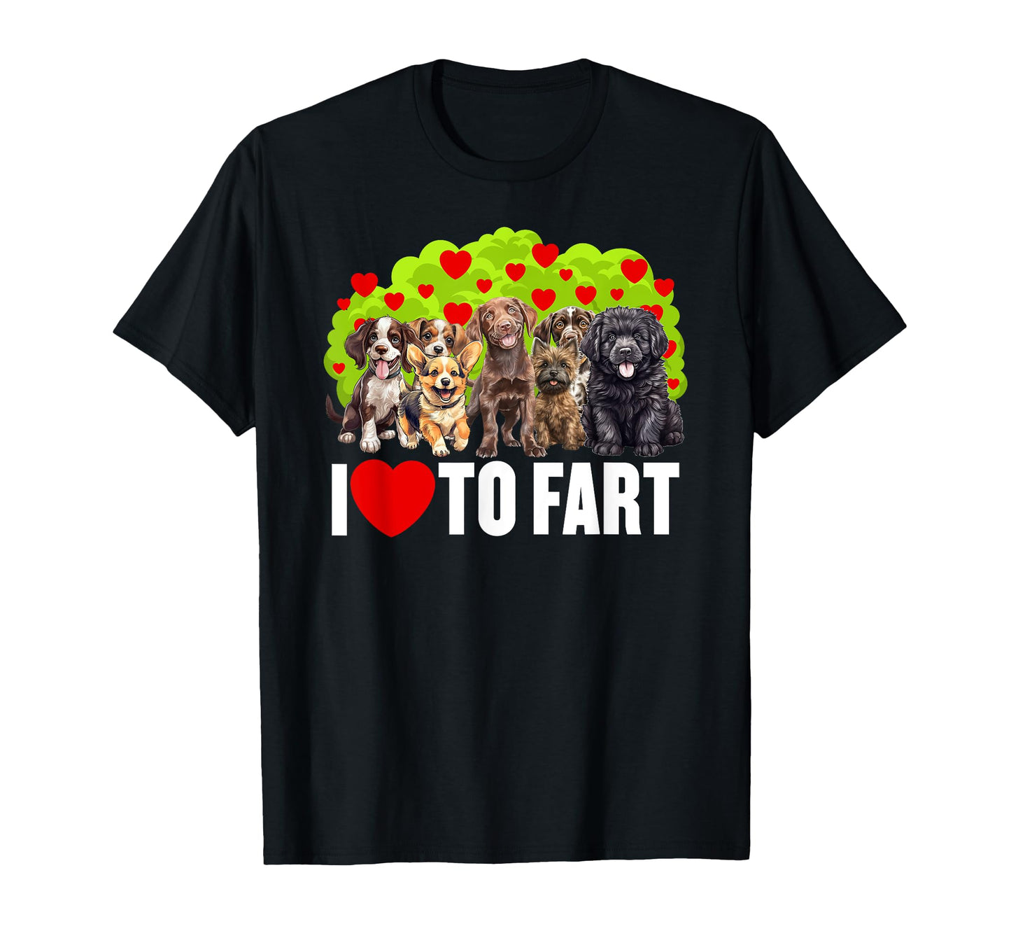 I Heart To Fart Shirt, I Love Dogs Shirt, Funny Fart T-Shirt