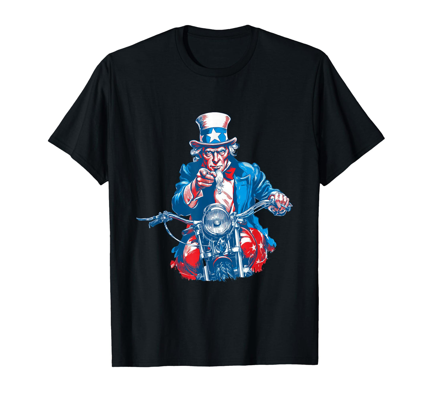 Amazing Motorcycle Costume for Patriotic Lovers T-Shirt