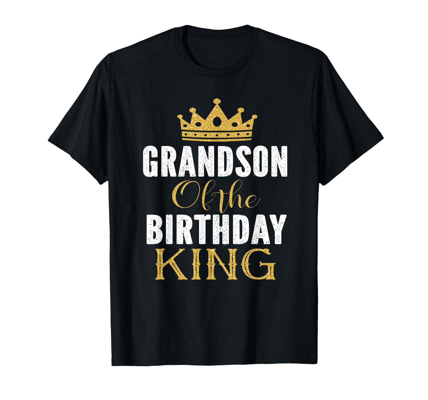 Grandson Of The Birthday King Bday Party Gift For Him T-Shirt