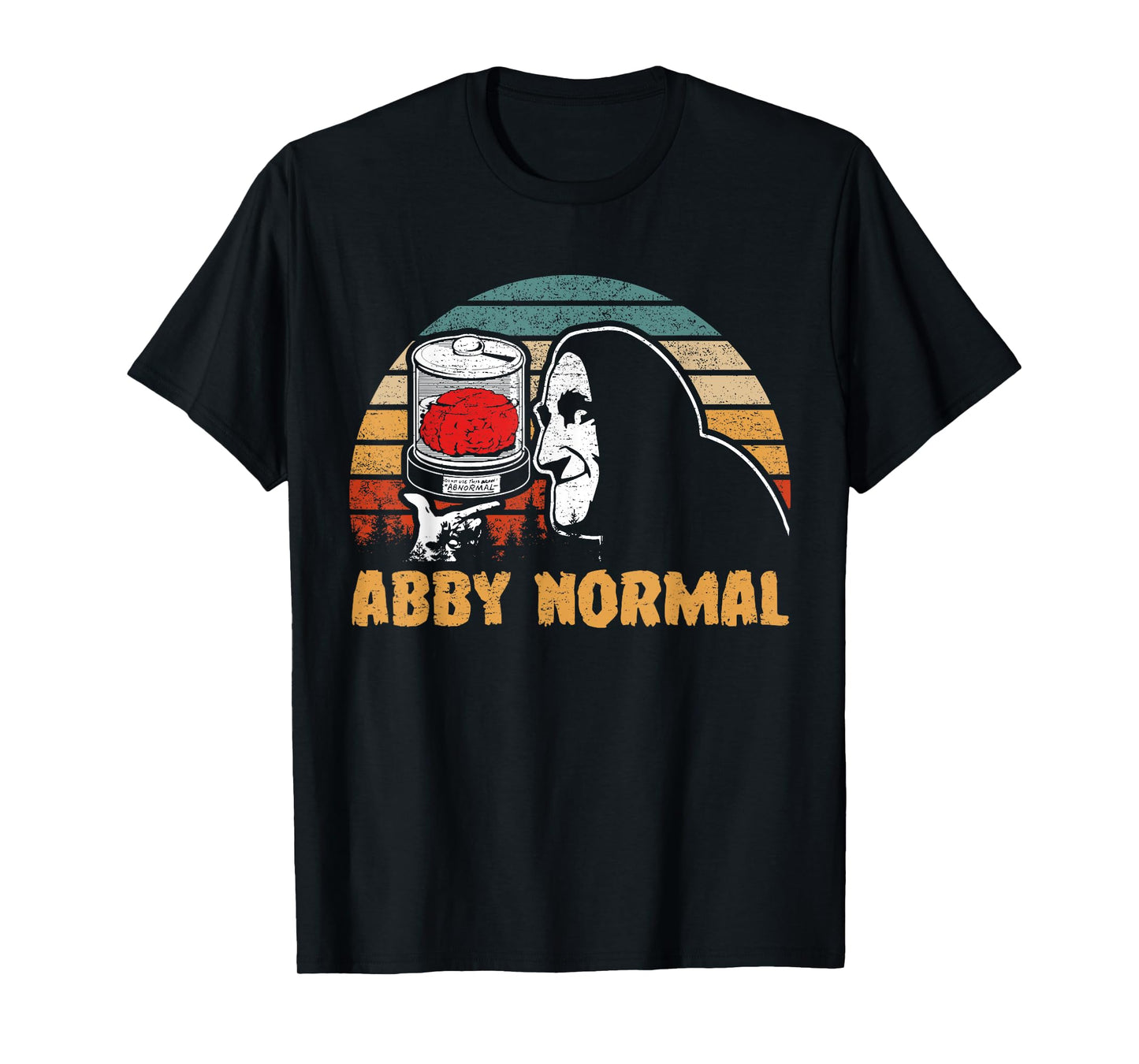 Classic Art Funny Monster Horror Halloween Love Abby Normal T-Shirt