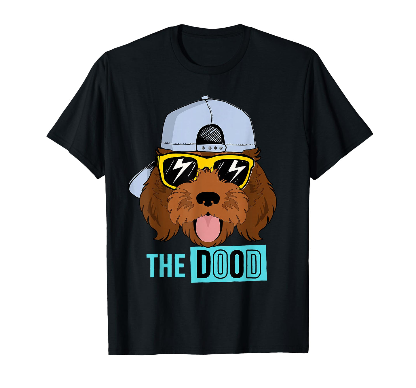 Chocolate Golden Doodle Dog, The Dood Brown Gooldendoodle T-Shirt