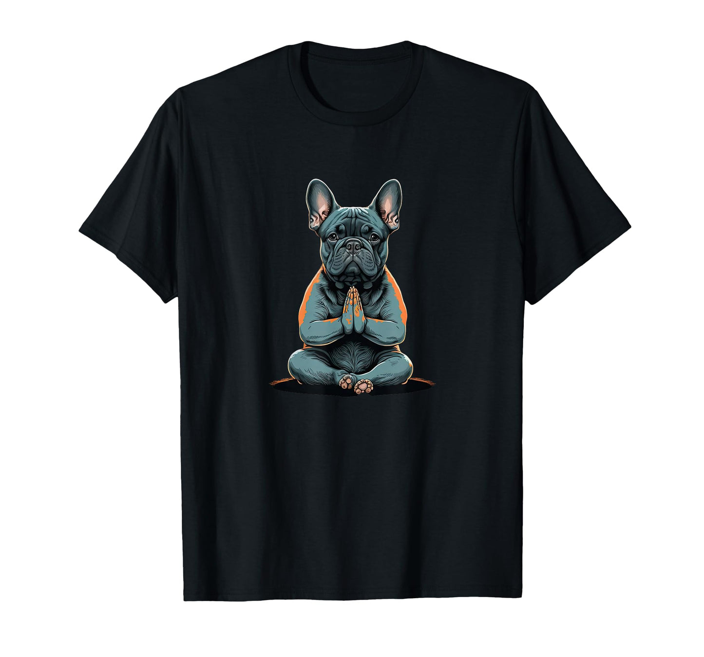 Funny French Bulldog Frenchie Yoga T-Shirt